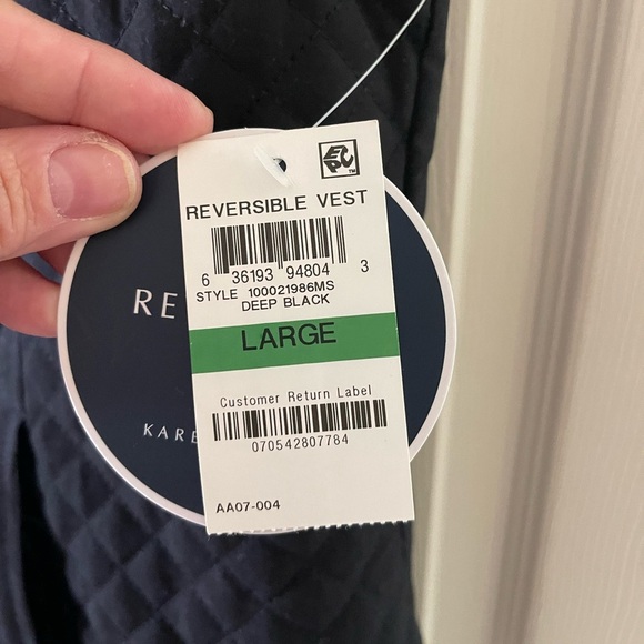 Karen Scott reversible vest • NWT • Women’s Large - Picture 6 of 11